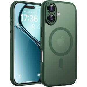 Green Iphone 17 Pro Max Full Camera Protection Translucent Matte Phone Case